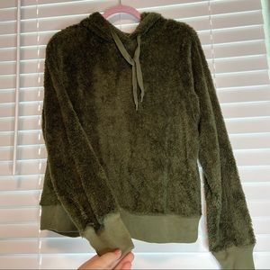 Fifth sun cozy olive green Sherpa